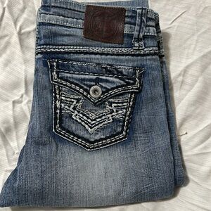 Hydraulic Women's Faded Blue Boot Cut Jeans